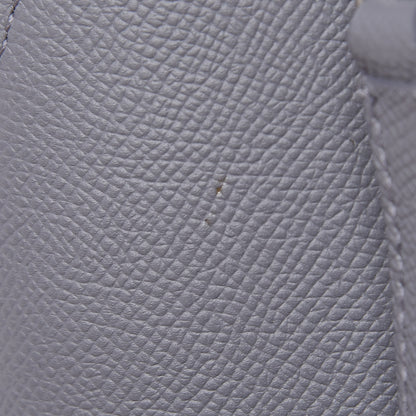 Balenciaga Signature Grained Calfskin Logo S Ville Top Handle Bag Gris Perle Fonce White 11 of 11
