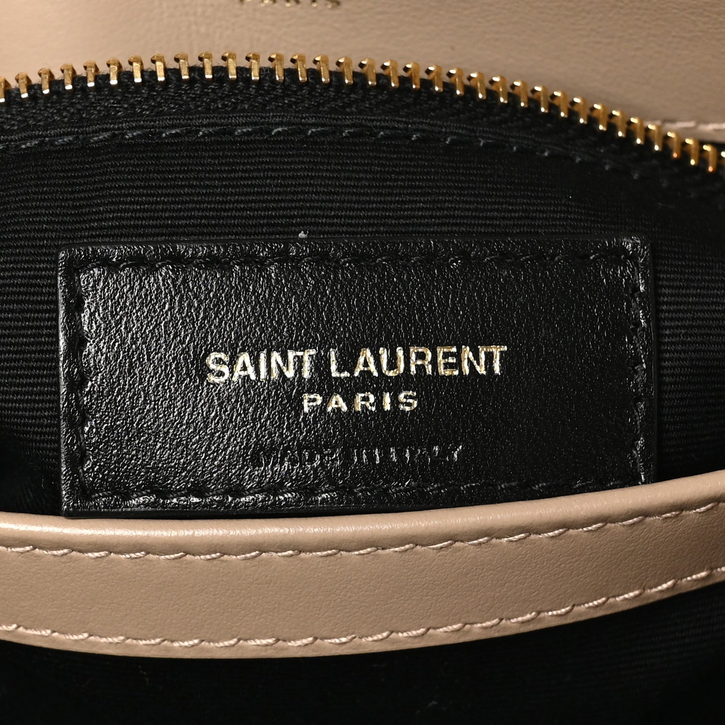 Calfskin Y Quilted Monogram Toy Loulou Crossbody Bag Dark Beige