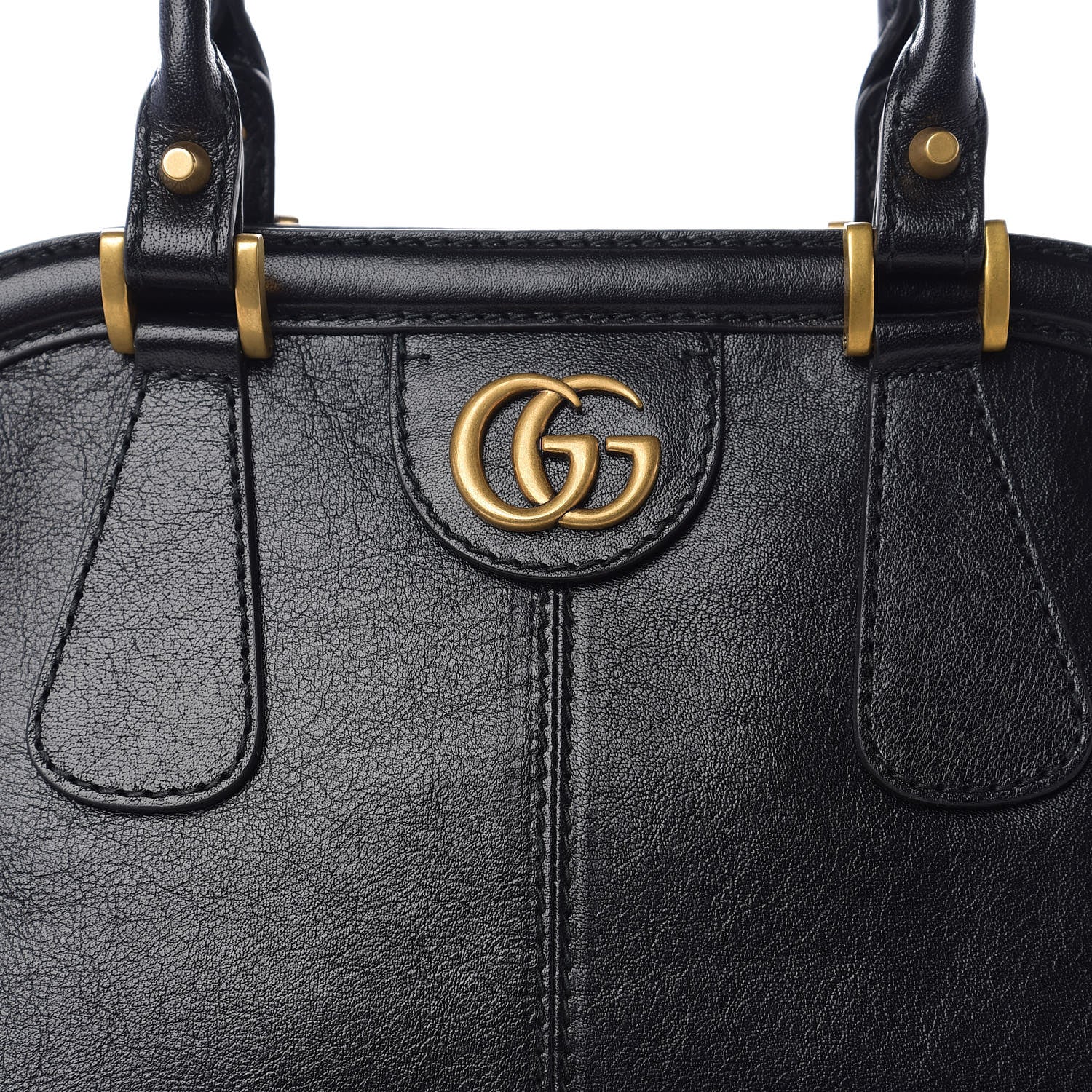 Gucci Calfskin Large Re(Belle) Top Handle Bag Black 9 of 9