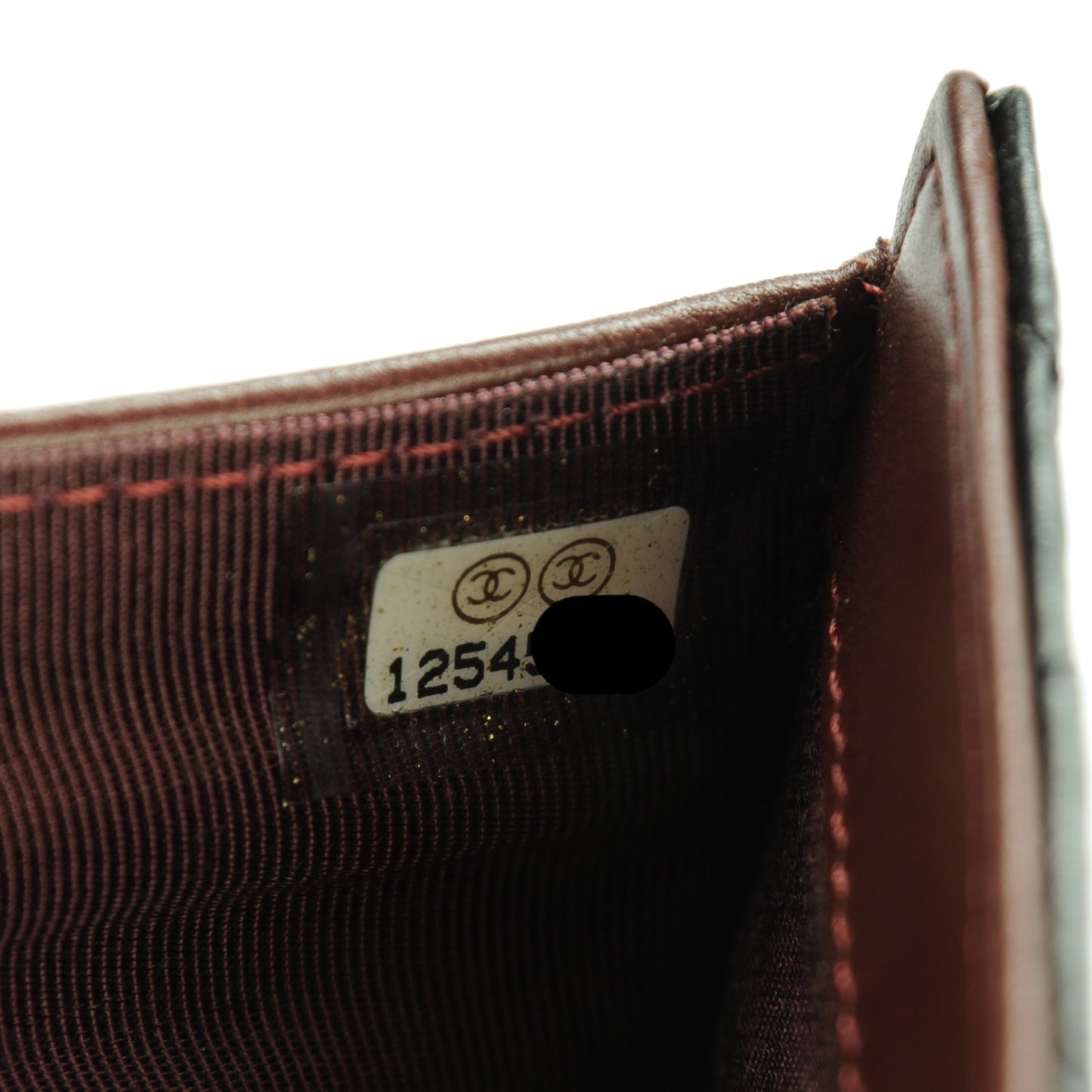 Lambskin Quilted Large Flap Wallet Black