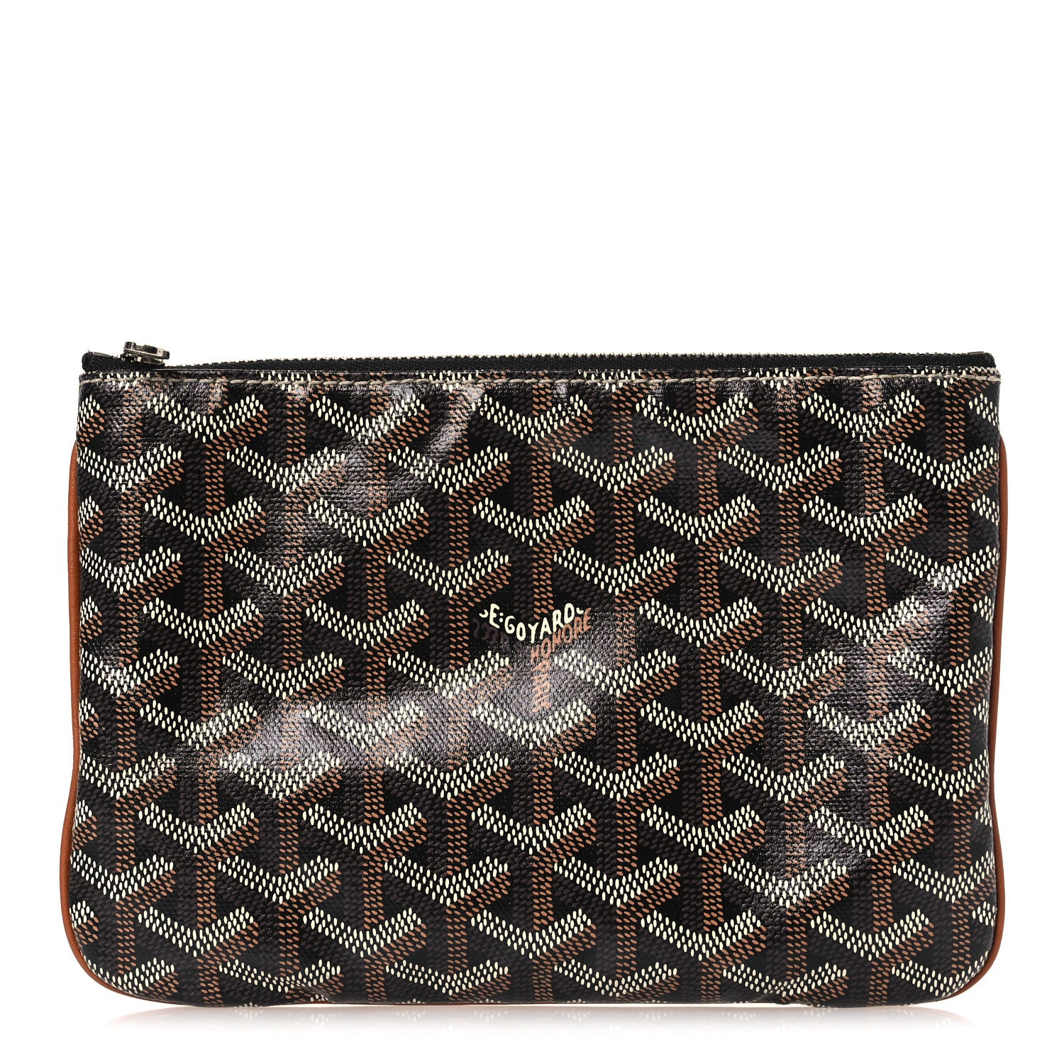 Goyard Goyardine Senat Pochette PM Black Gold 1 of 11