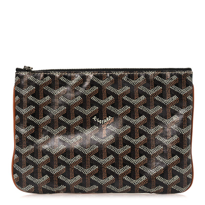 Goyard Goyardine Senat Pochette PM Black Gold 1 of 11