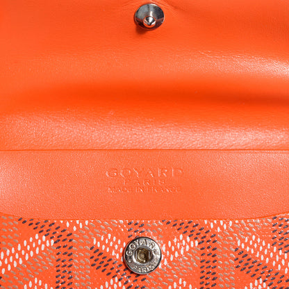 Goyard Goyardine Coin Purse Wallet Orange 6 of 7