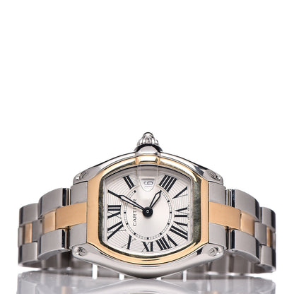 Cartier Stainless Steel 18K Yellow Gold 31mm Roadster Quartz Watch 3 of 13
