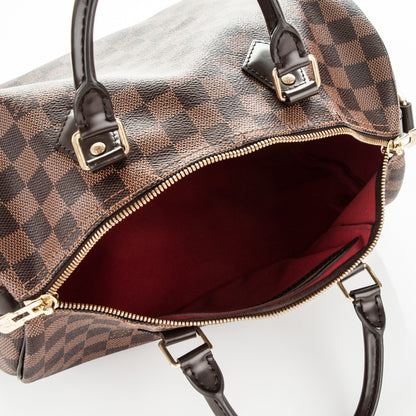 Louis Vuitton Damier Ebene Speedy Bandouliere 30 6 of 6