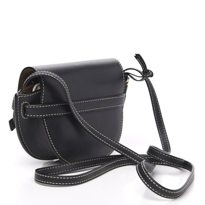 Loewe Grained Calfskin Mini Gate Crossbody Bag Navy 3 of 10