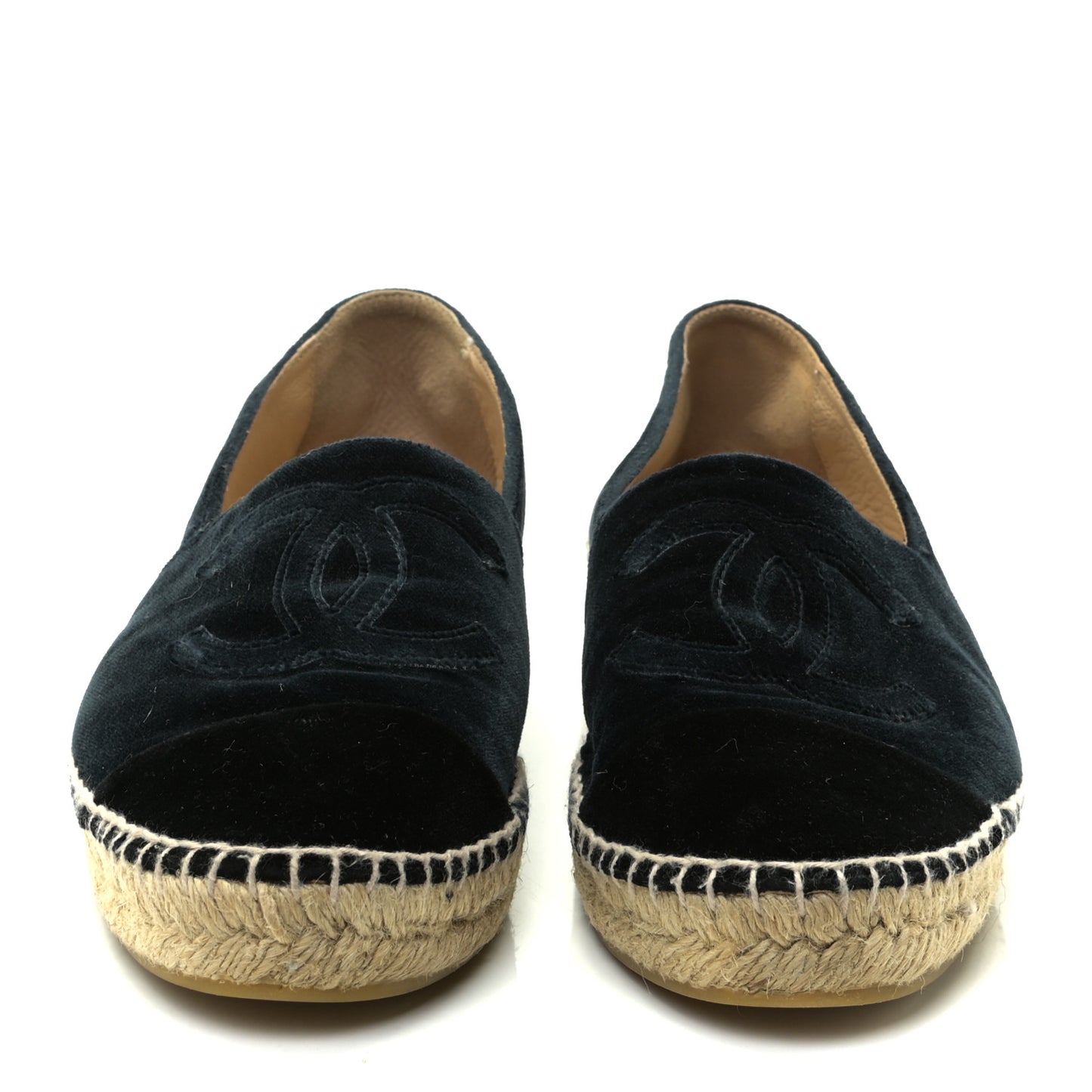 Velvet CC Espadrilles Dark Navy Black