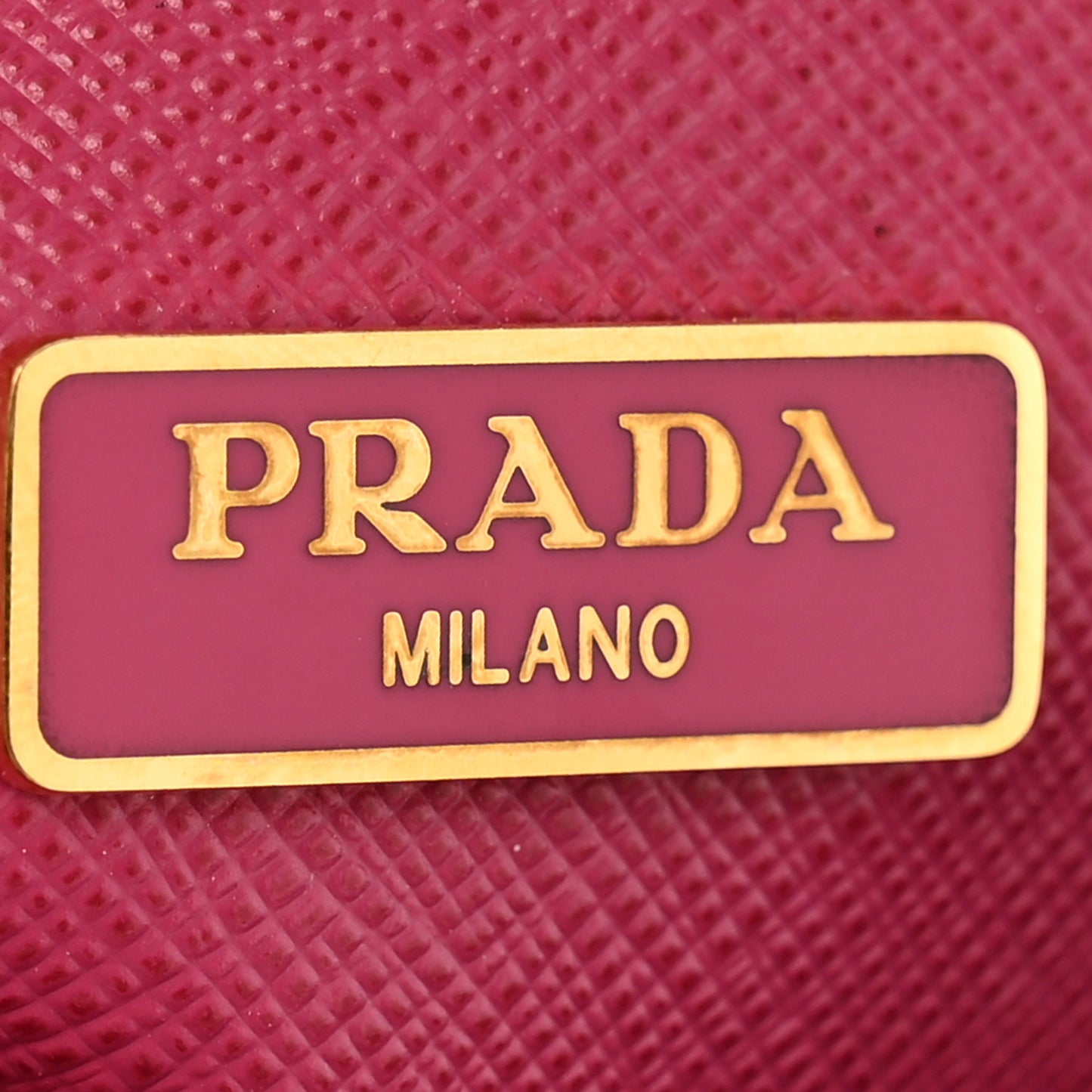 Saffiano Lux Mini Promenade Tote Fuxia