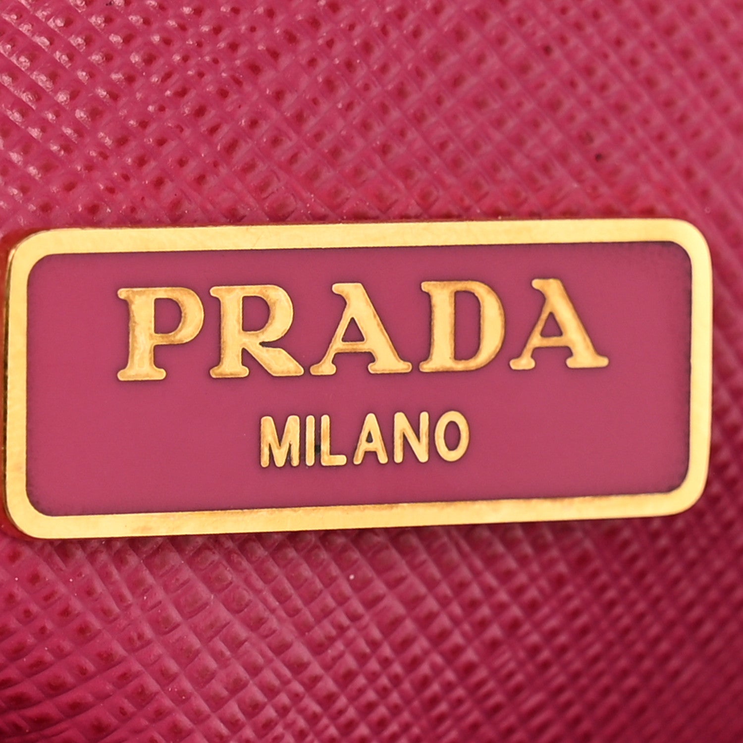 Prada Saffiano Lux Mini Promenade Tote Fuxia 6 of 13
