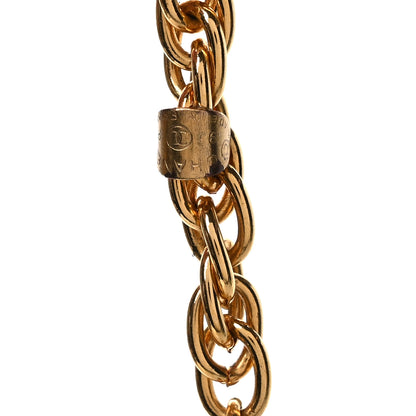 Chanel Metal Chain CC Medallion Belt Gold 3 of 5