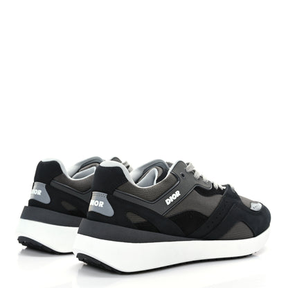Christian Dior Technical Mesh Calfskin Mens B29 Sneakers 42 Black Grey 4 of 7