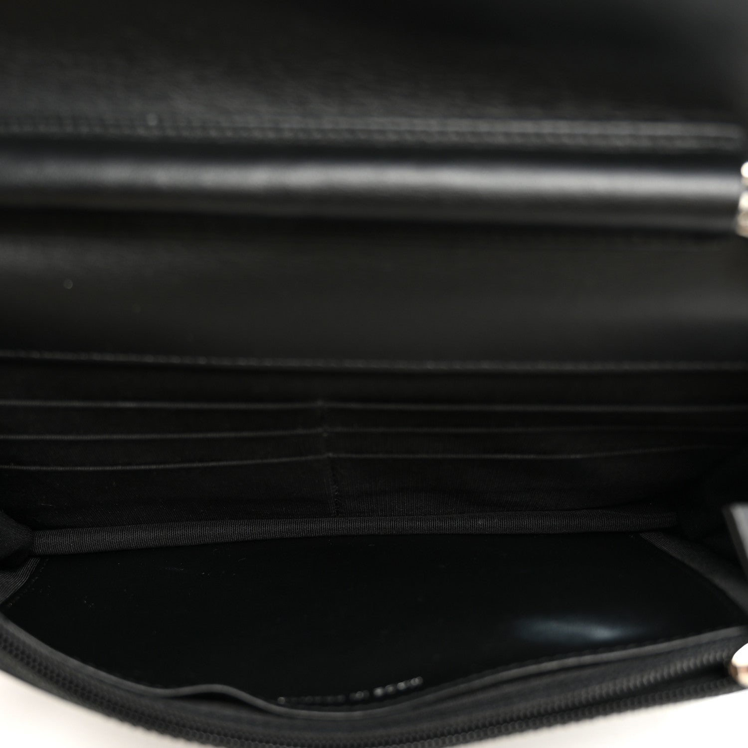 Chanel Caviar Quilted Boy Wallet On Chain WOC Black 4 of 10