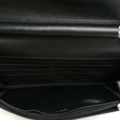 Chanel Caviar Quilted Boy Wallet On Chain WOC Black 4 of 10