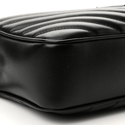 Saint Laurent Calfskin Matelasse Monogram Lou Camera Bag Black 8 of 9