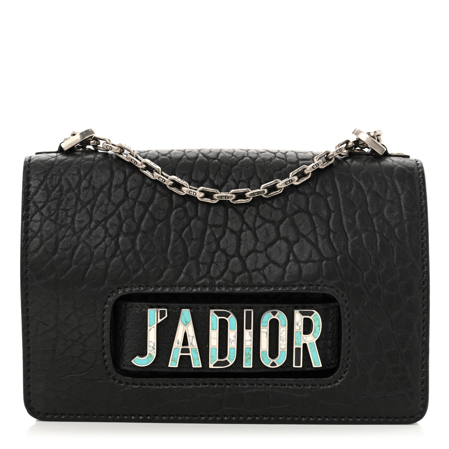 Christian Dior Canyon Grained Lambskin J'Adior Chain Flap Bag Black 1 of 10