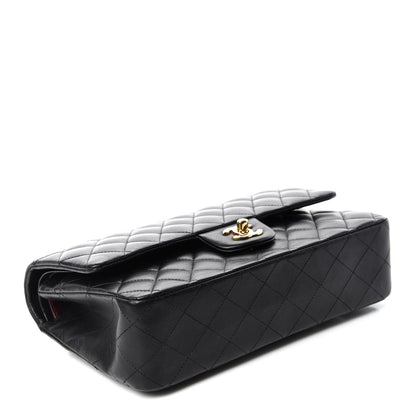 Chanel Lambskin Quilted Medium Double Flap Black 4 of 18