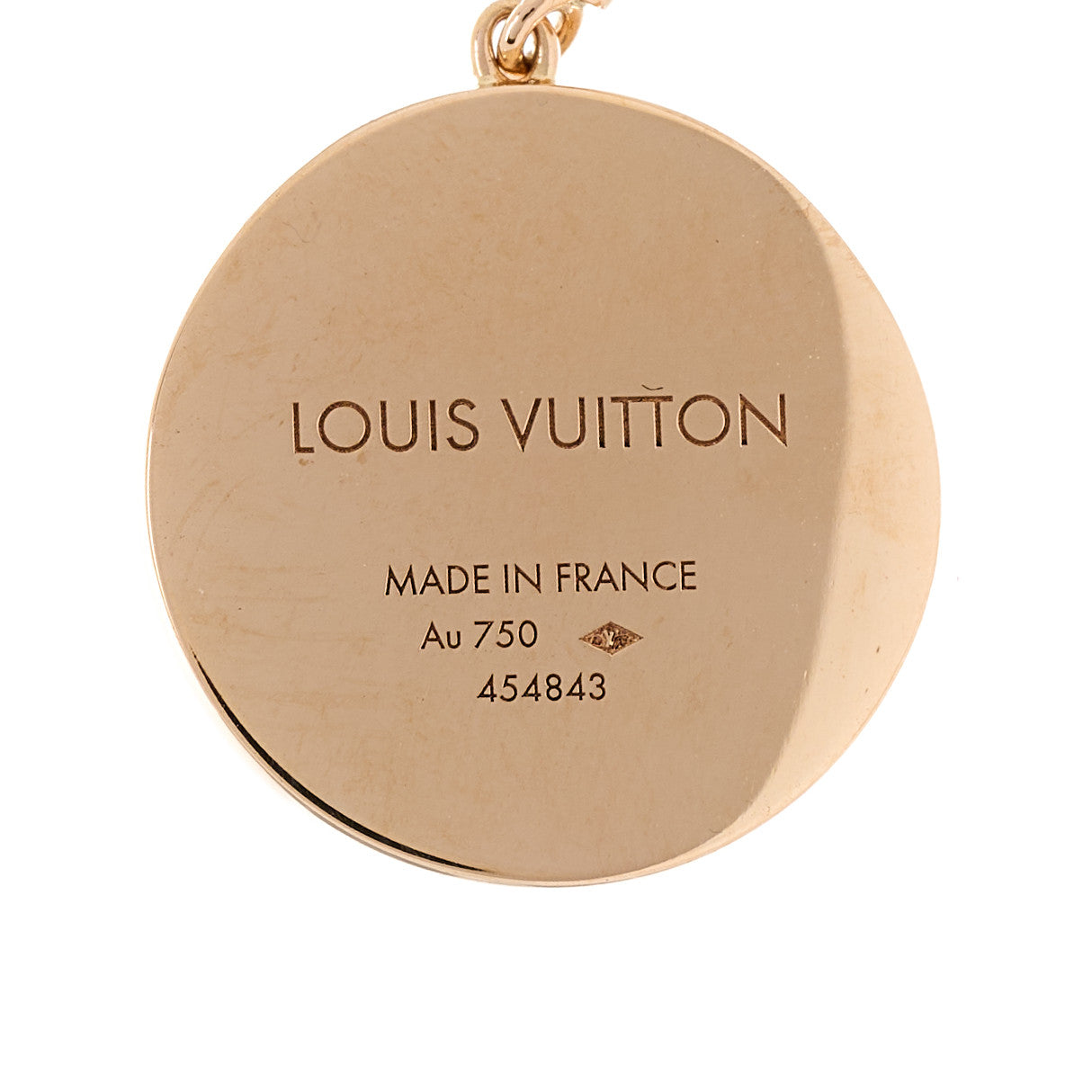 Louis Vuitton 18K Pink Gold Diamond Grey Mother of Pearl Color Blossom Long Single Earring 4 of 4