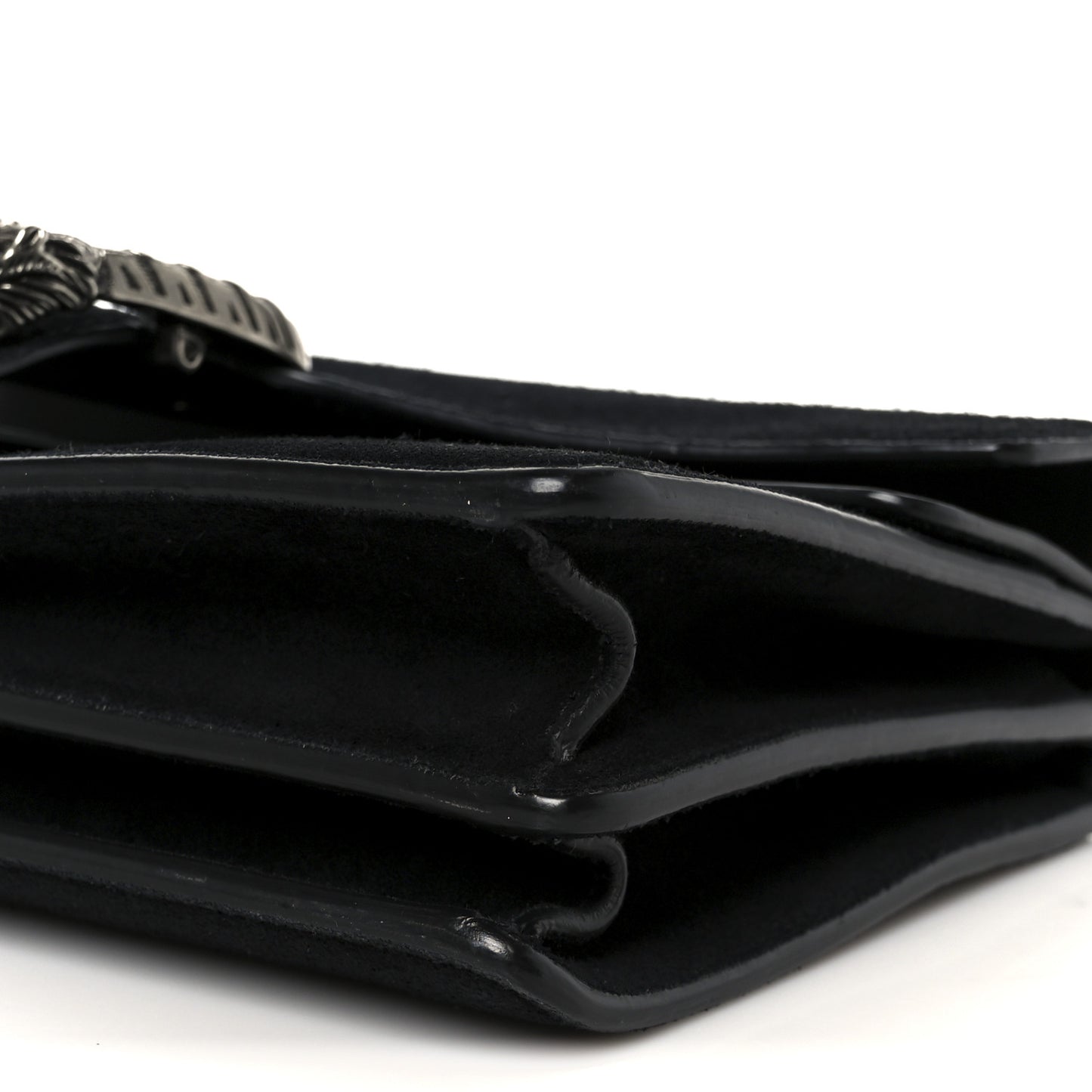 Suede Small Dionysus Shoulder Bag Black