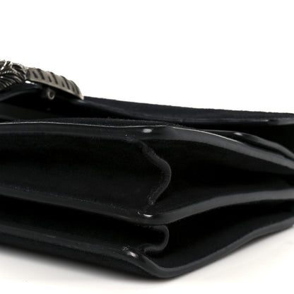 Gucci Suede Small Dionysus Shoulder Bag Black 10 of 10