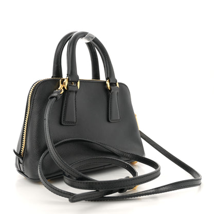 Prada Saffiano Lux Mini Promenade Tote Black 3 of 11