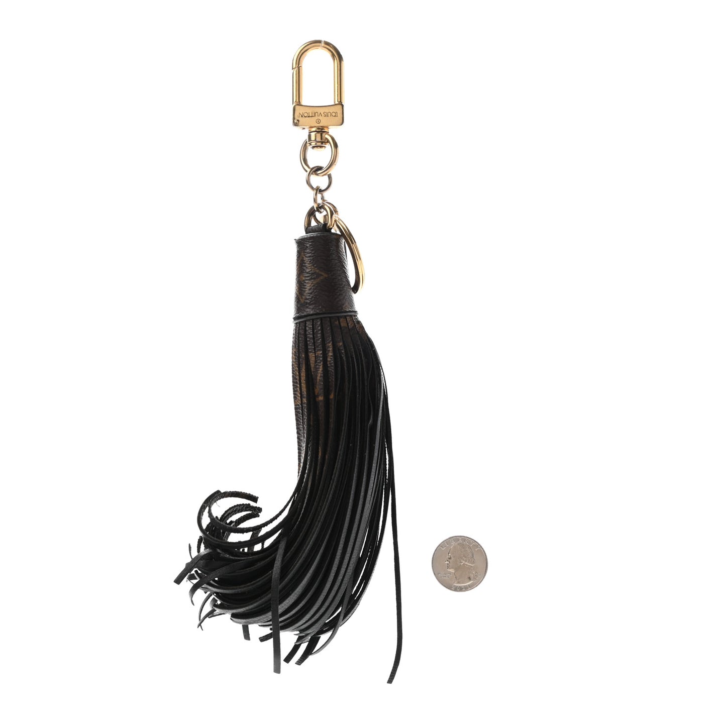 Monogram Tassel Bag Charm
