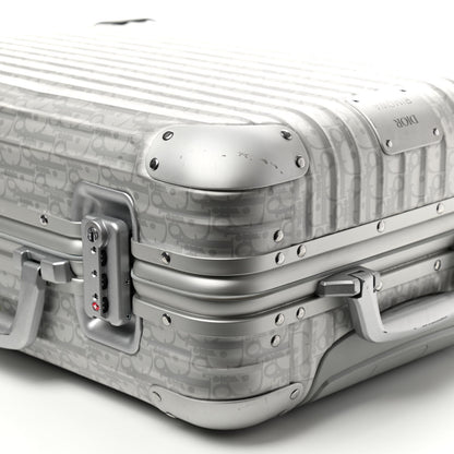 Christian Dior X RIMOWA Aluminum Gradient Cabin Luggage Silver 10 of 13