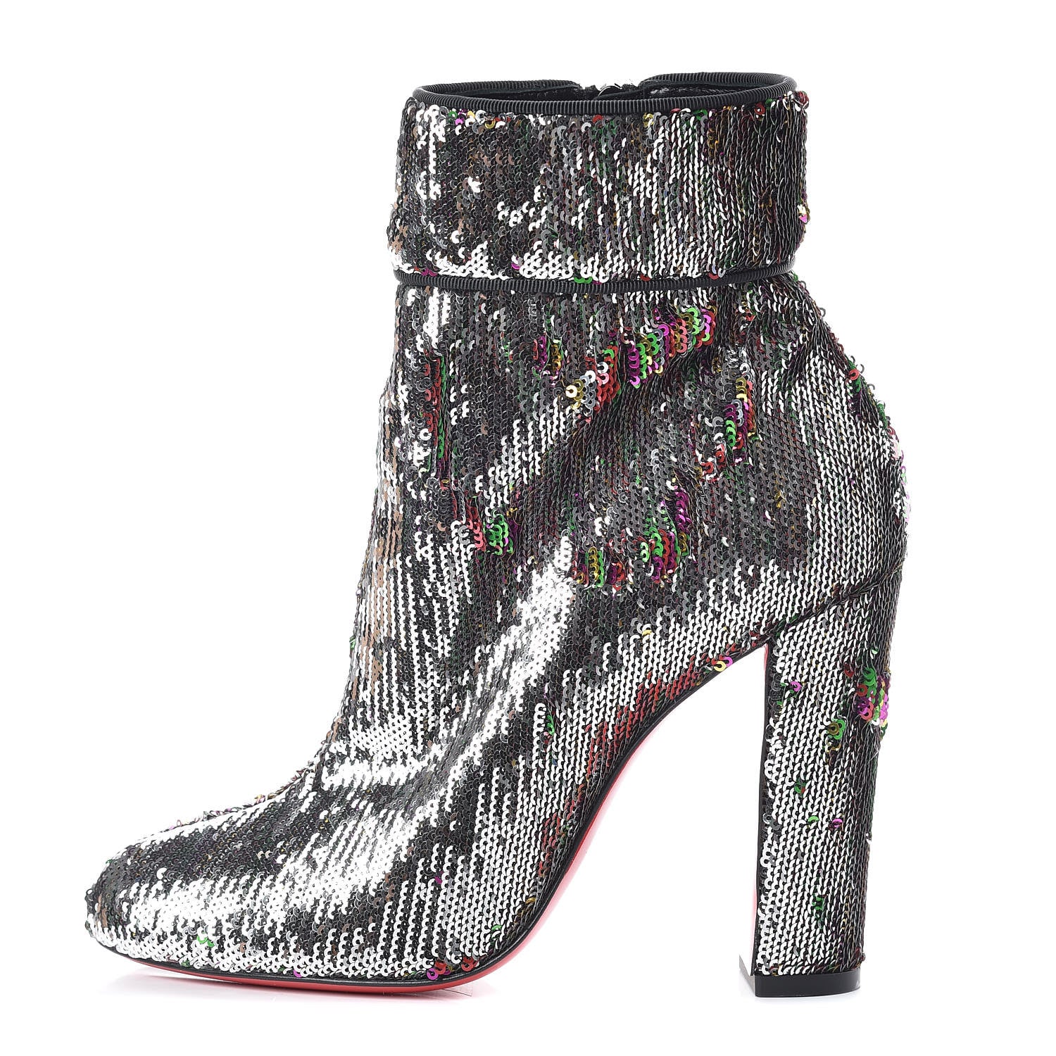 Christian Louboutin Paillettes Moulamax 100 Booties 37 Multicolor 1 of 11