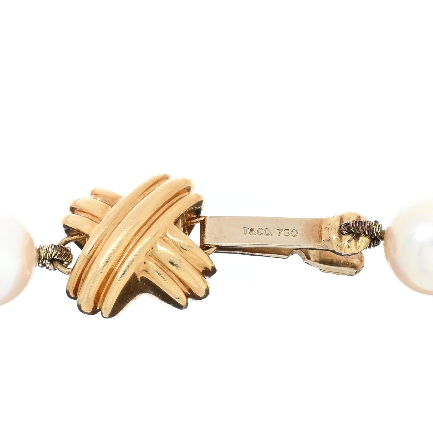 18K Yellow Gold Freshwater Cultured Pearl 7mm Signature Pearls Bracelet