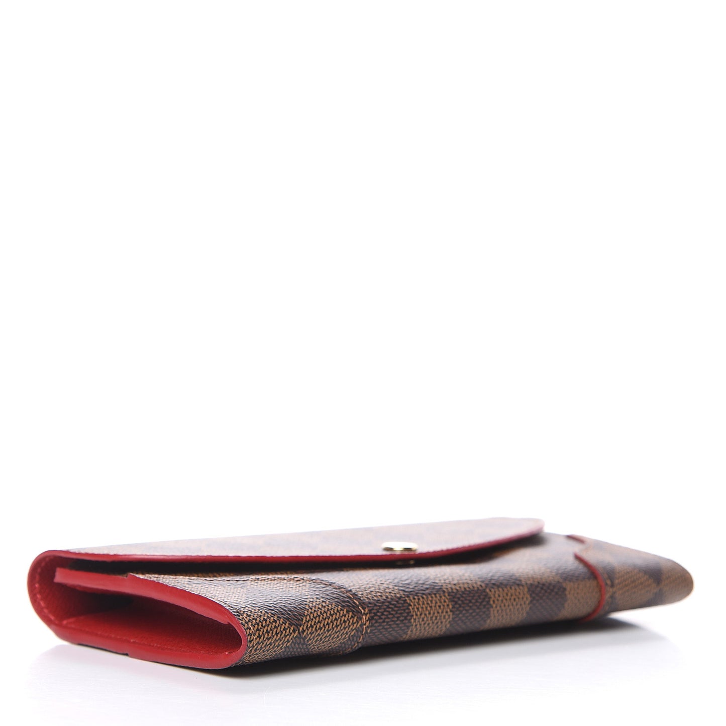 Damier Ebene Caissa Wallet Cherry