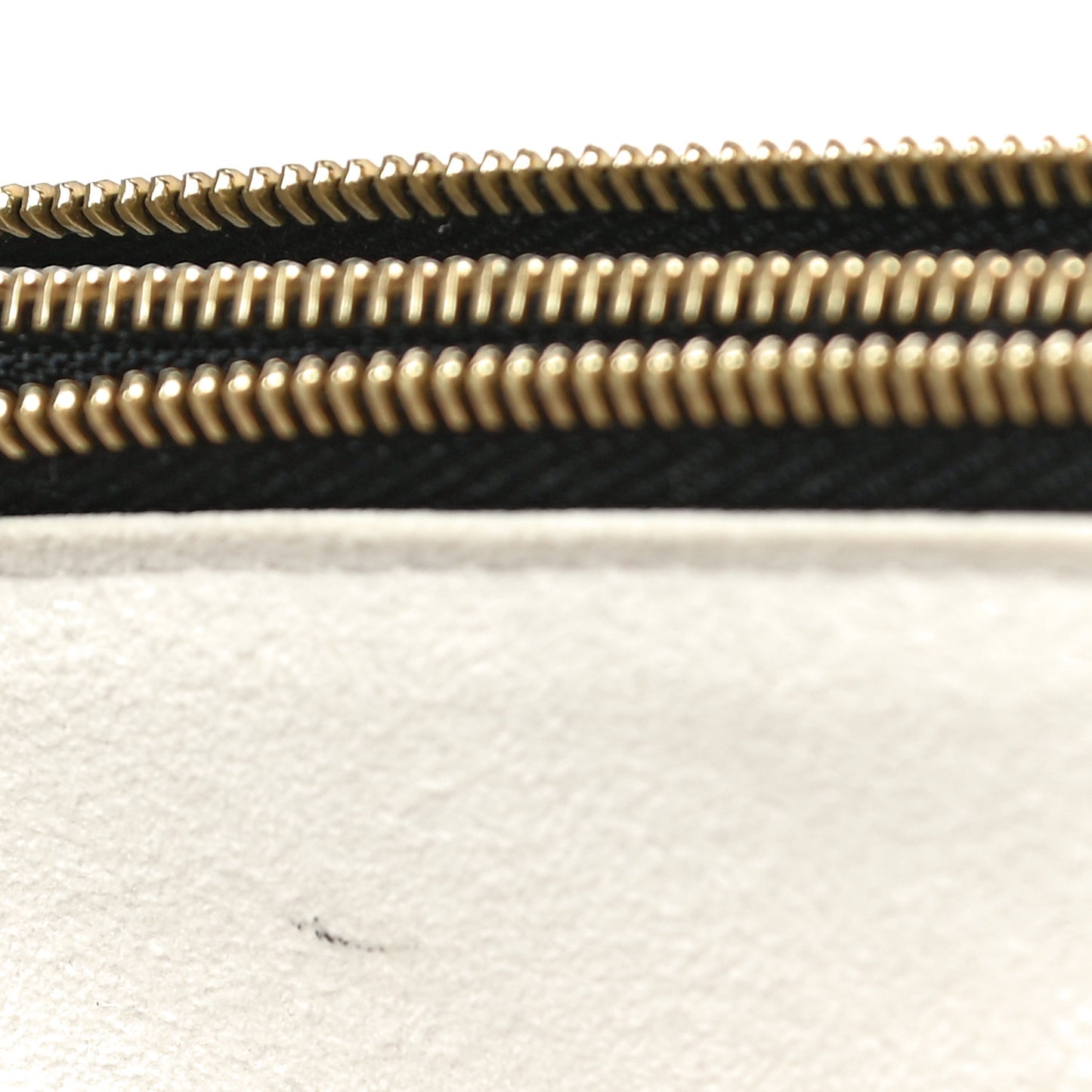 Monogram Giant Crafty Double Zip Pochette Creme Caramel