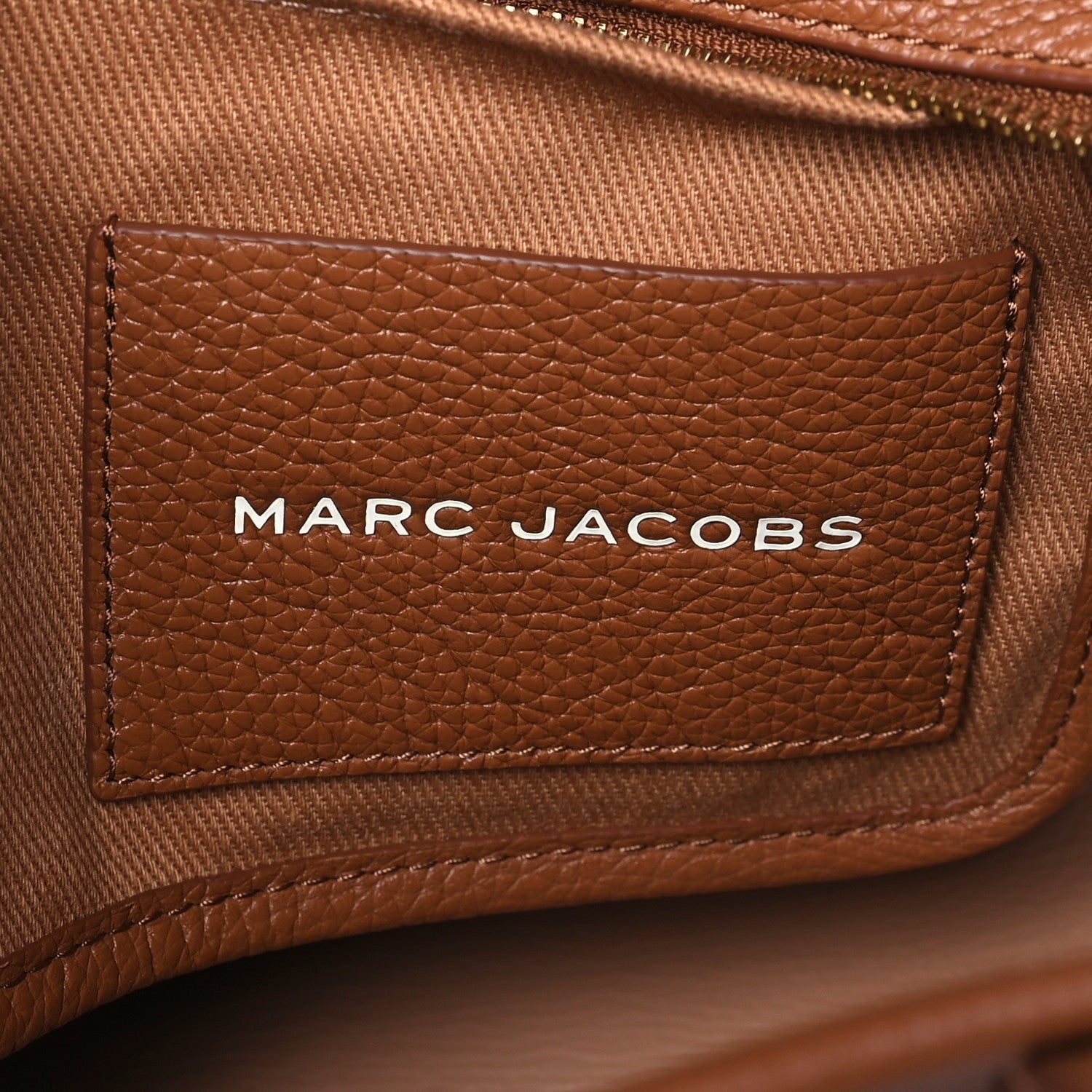 Marc Jacobs Grained Calfskin Small The Tote Bag Argan Oil 6 of 11