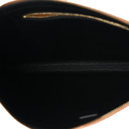 MCM Visetos Large Stark Wristlet Pouch Cognac 5 of 9