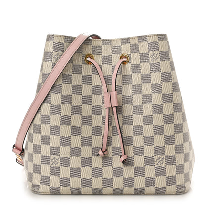 Louis Vuitton Damier Azur Neonoe MM Eau De Rose 1 of 12