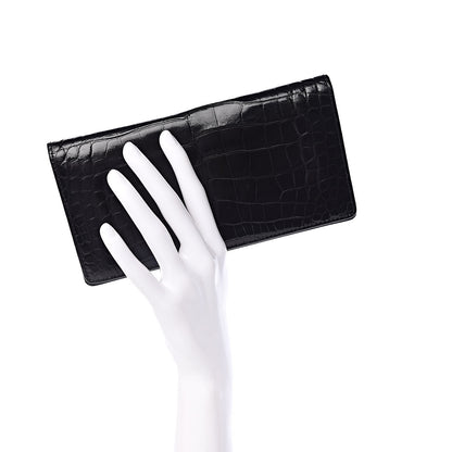 Louis Vuitton Crocodile Brazza Wallet Black 2 of 8