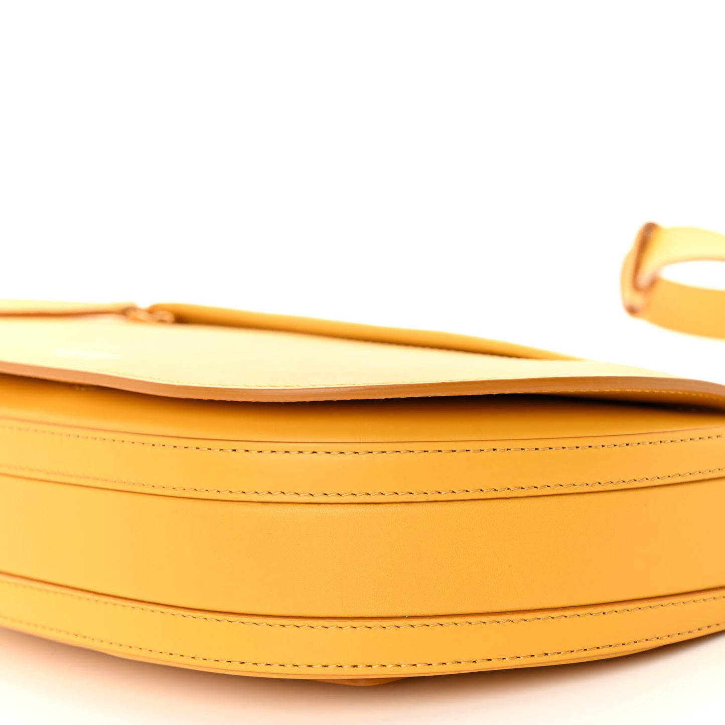 Calfskin Small Olympia Shoulder Bag Marigold