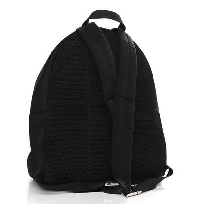 Fendi Nylon Vitello Elite Monster Eyes Rounded Backpack Black Yellow 2 of 11
