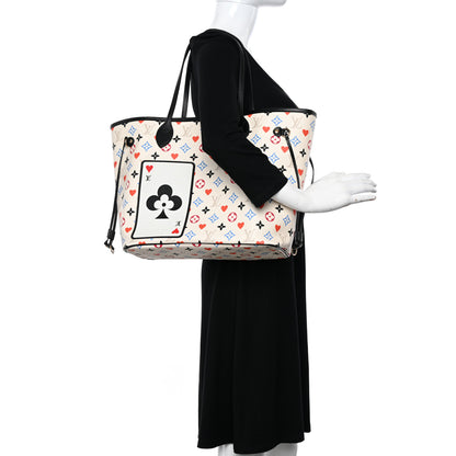 Louis Vuitton Game On Neverfull MM White 2 of 10