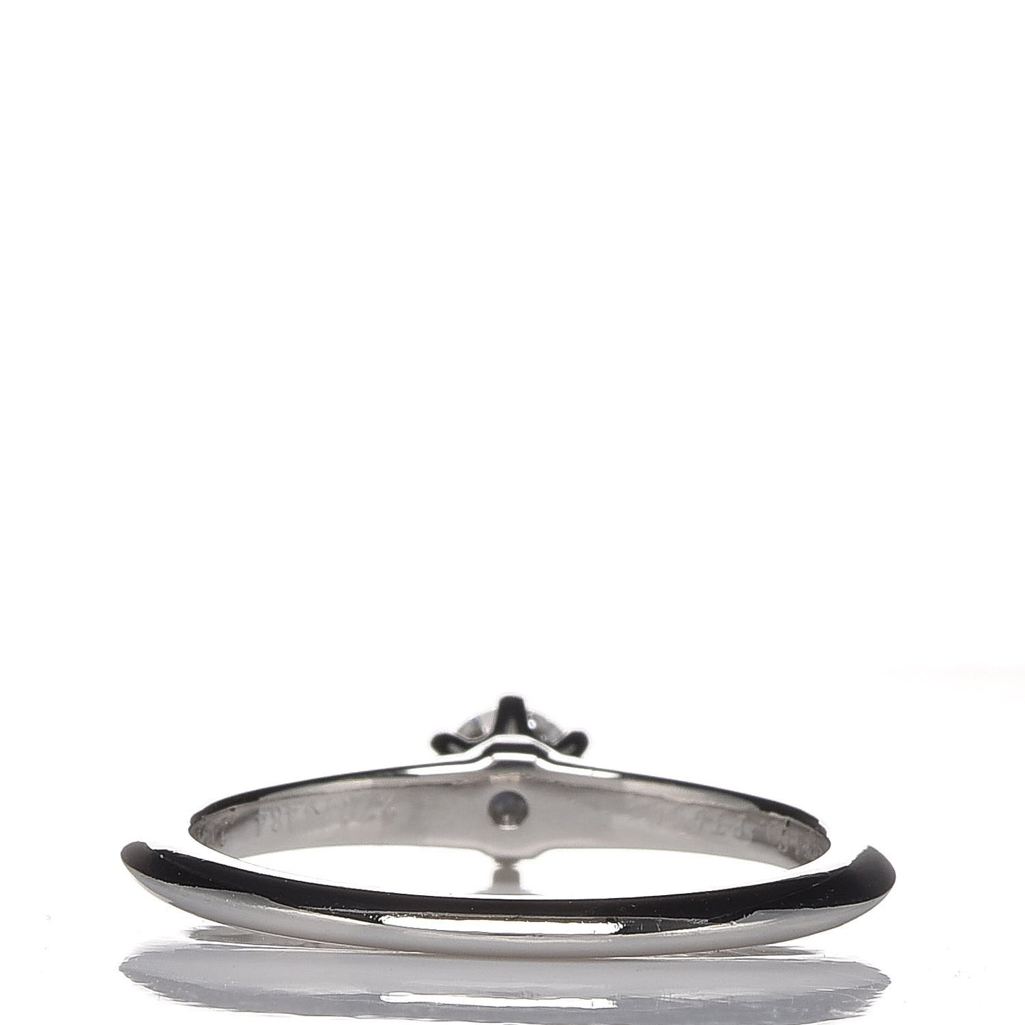 Platinum Diamond .24ct Solitaire Engagement Ring 53 6.25