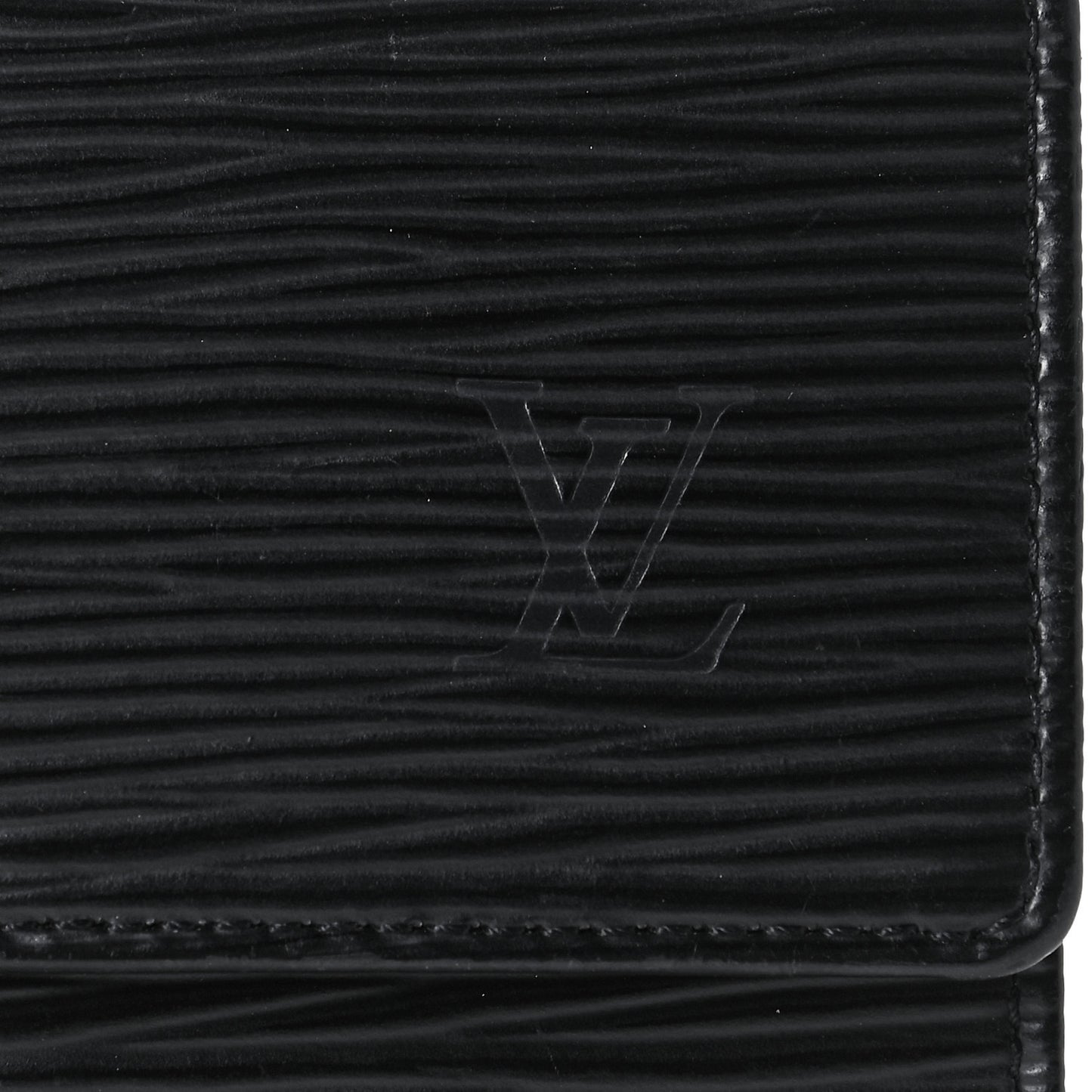Epi Porte Tresor Etui Papiers Wallet Black