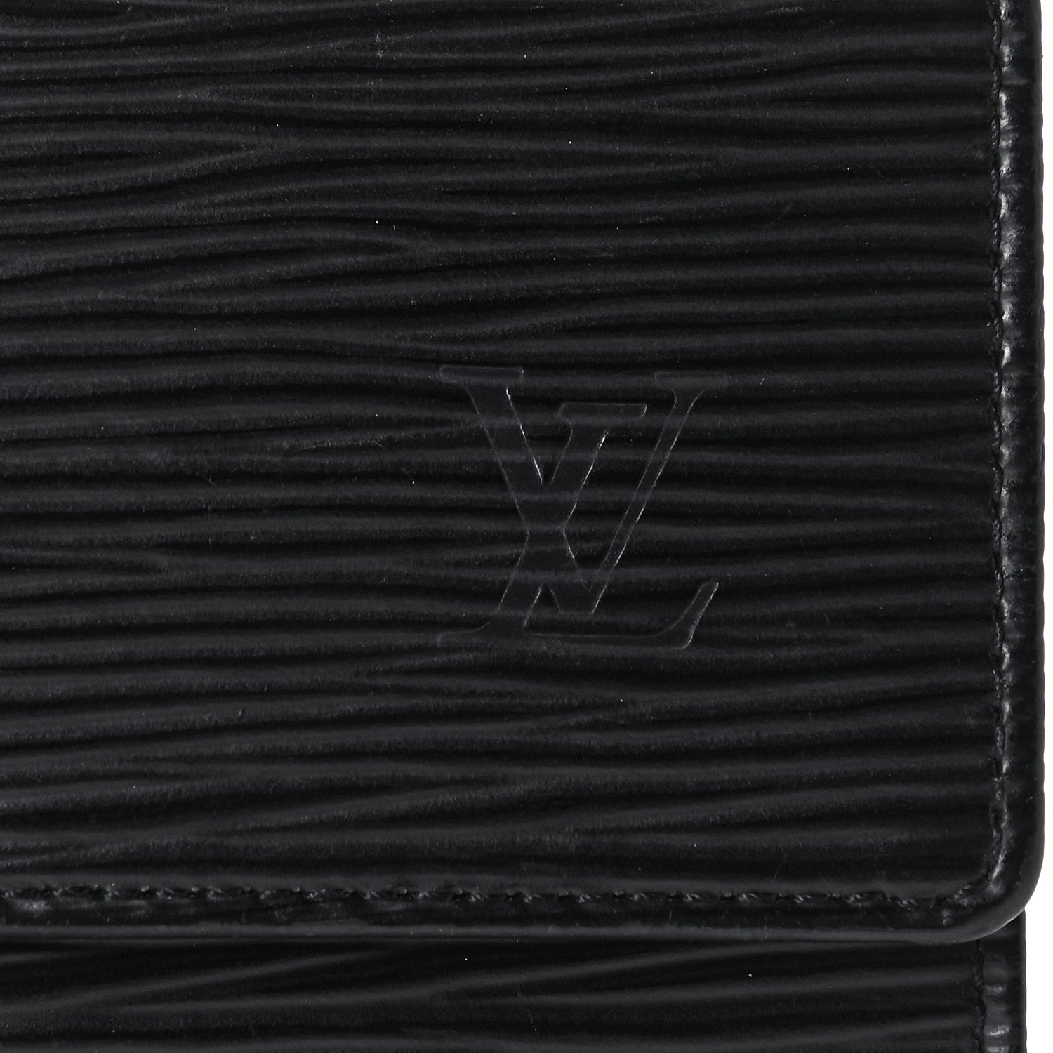 Louis Vuitton Epi Porte Tresor Etui Papiers Wallet Black 7 of 8