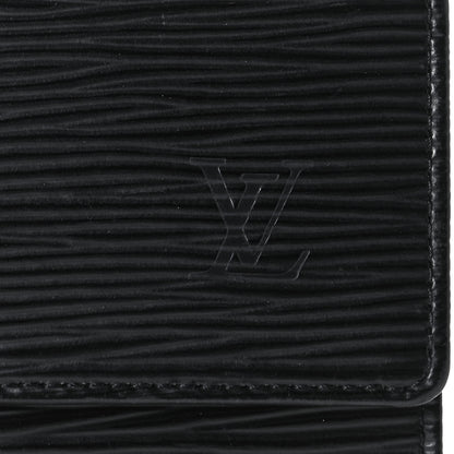 Louis Vuitton Epi Porte Tresor Etui Papiers Wallet Black 7 of 8
