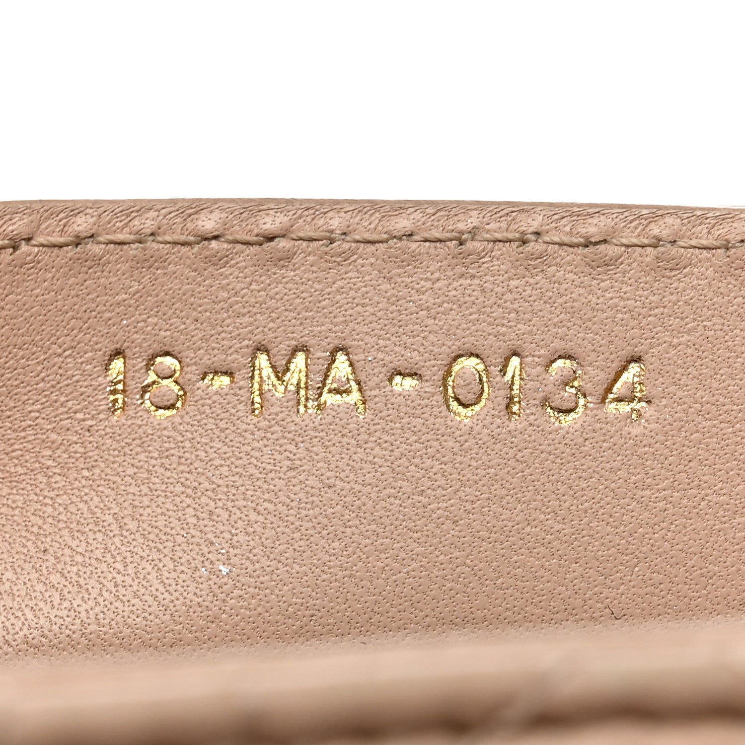 Christian Dior Lambskin Cannage Medium Lady Dior Beige 7 of 12