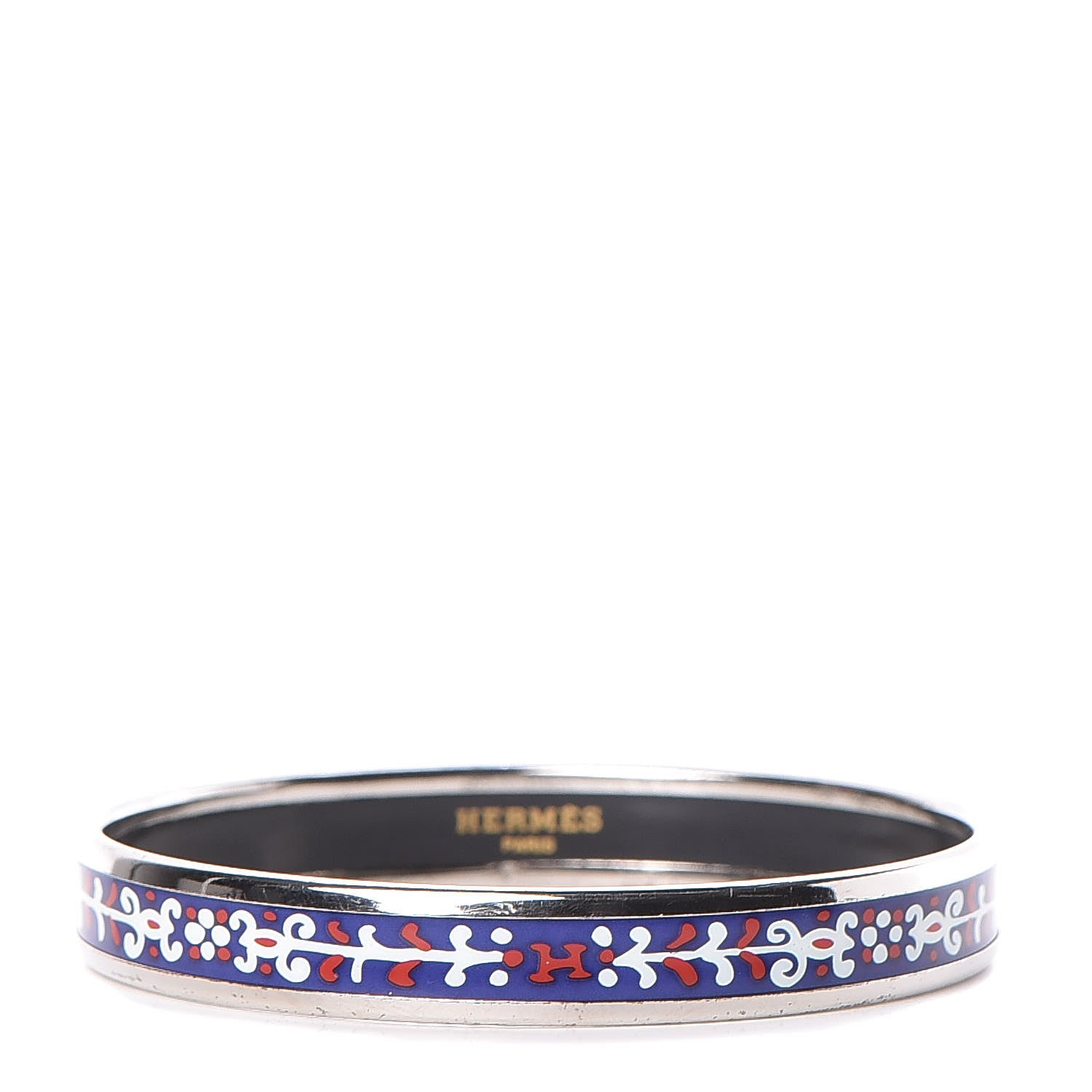 Hermes Enamel Printed Narrow Bracelet 65 1 of 6