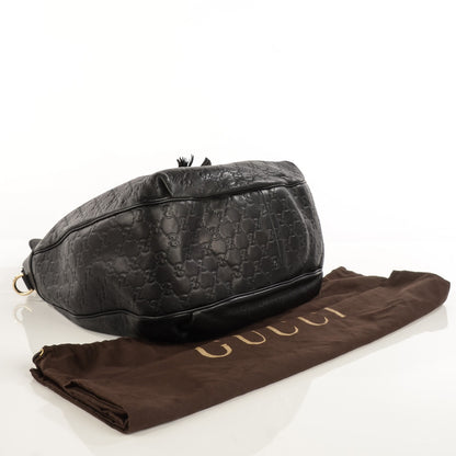 Gucci Guccissima Medium Emily Hobo Black 4 of 8