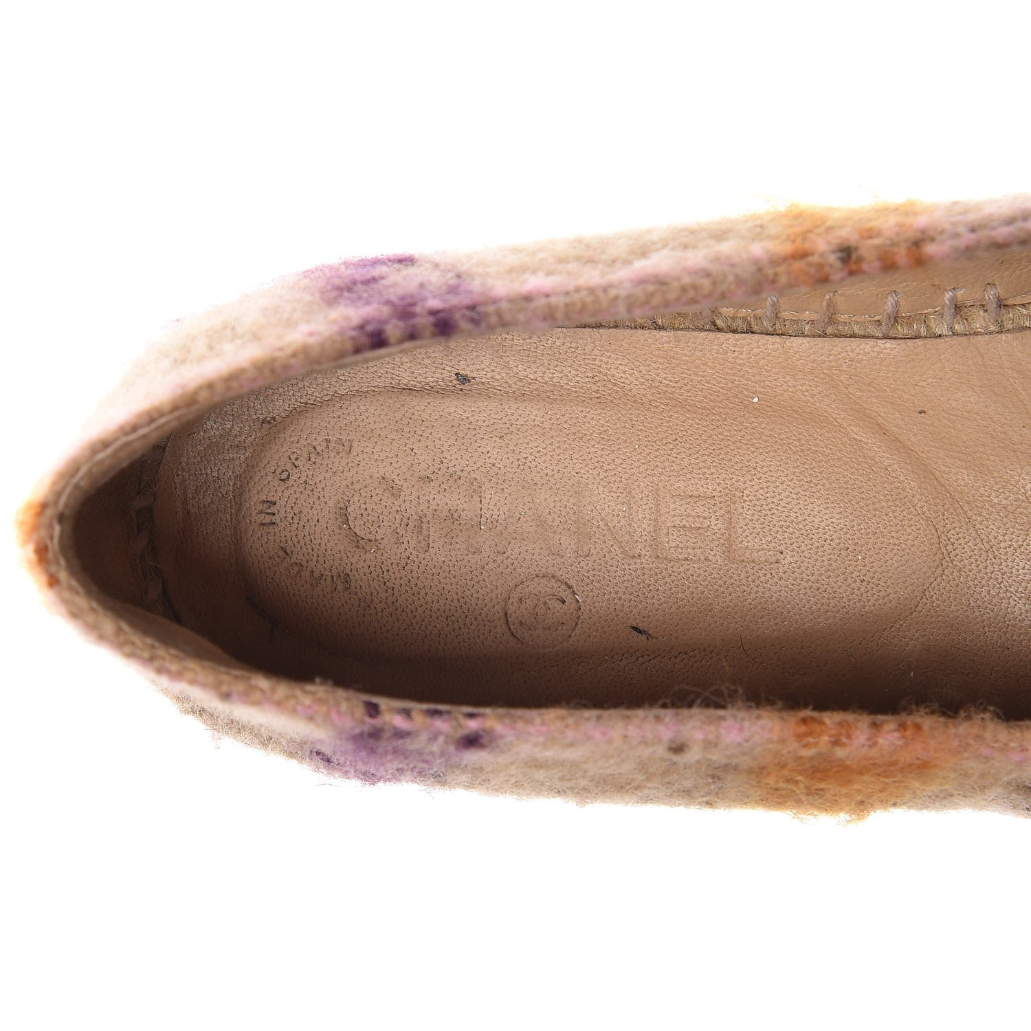 Chanel Tweed CC Espadrilles 38 Pink 8 of 16