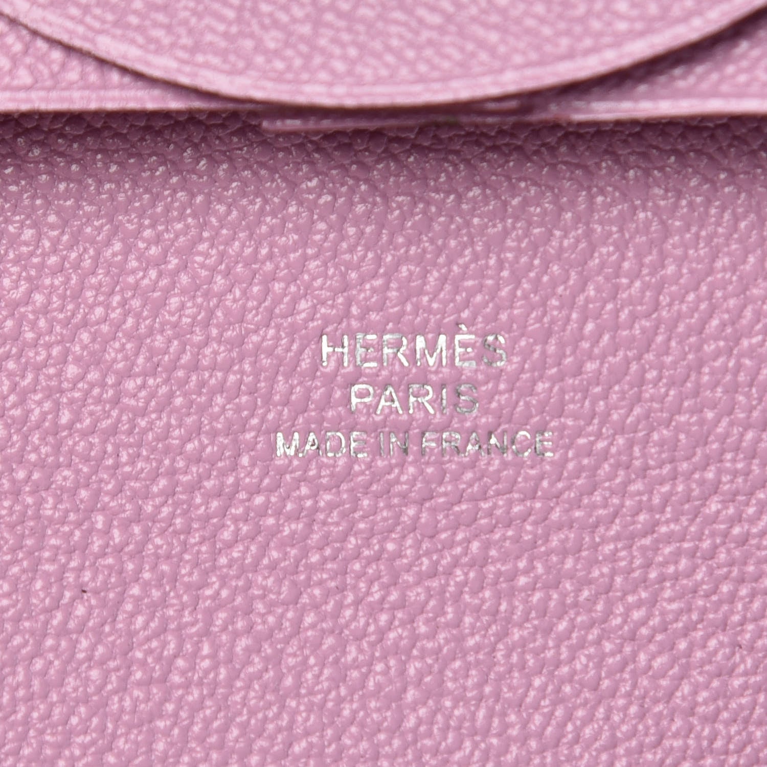 Hermes Chevre Mysore Bastia Coin Purse Mauve Sylvestre 6 of 8