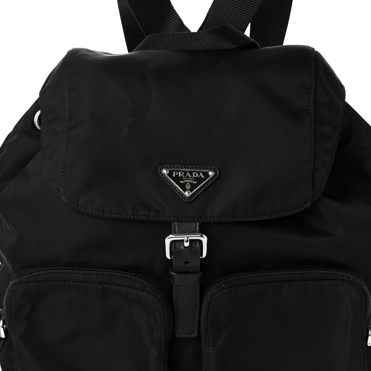 Prada Nylon Vela Large Backpack Black 8 of 11
