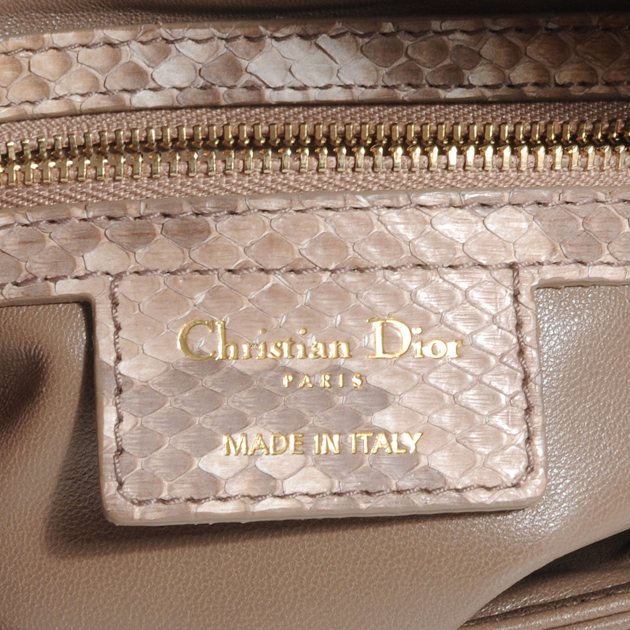 Christian Dior Fur and Python New Lock Shoulder Bag 6 of 7