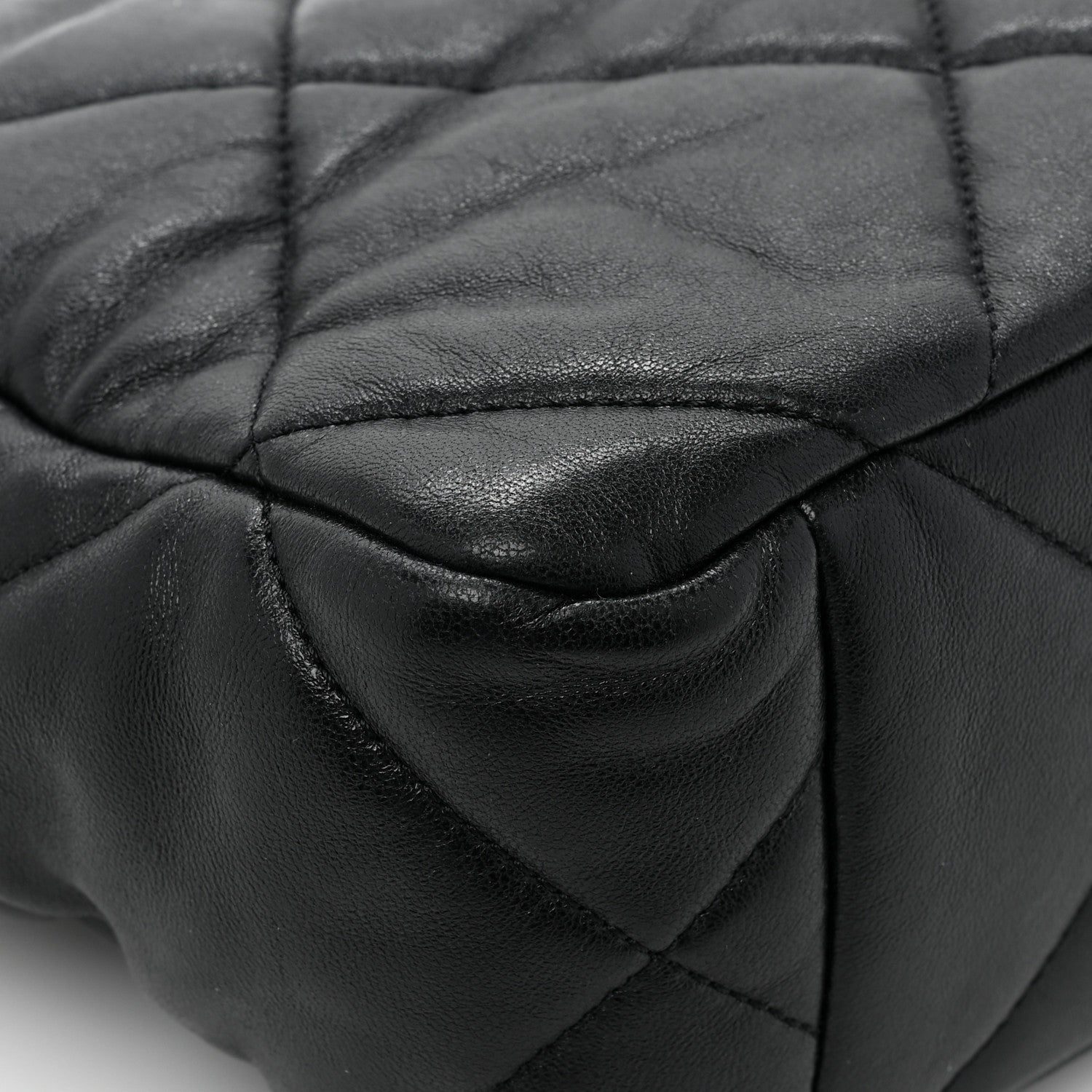 Chanel Lambskin Quilted Chanel 19 Shopping Bag Black 12 of 13