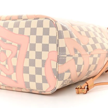 Louis Vuitton Damier Azur Tahitienne Neverfull MM 10 of 11